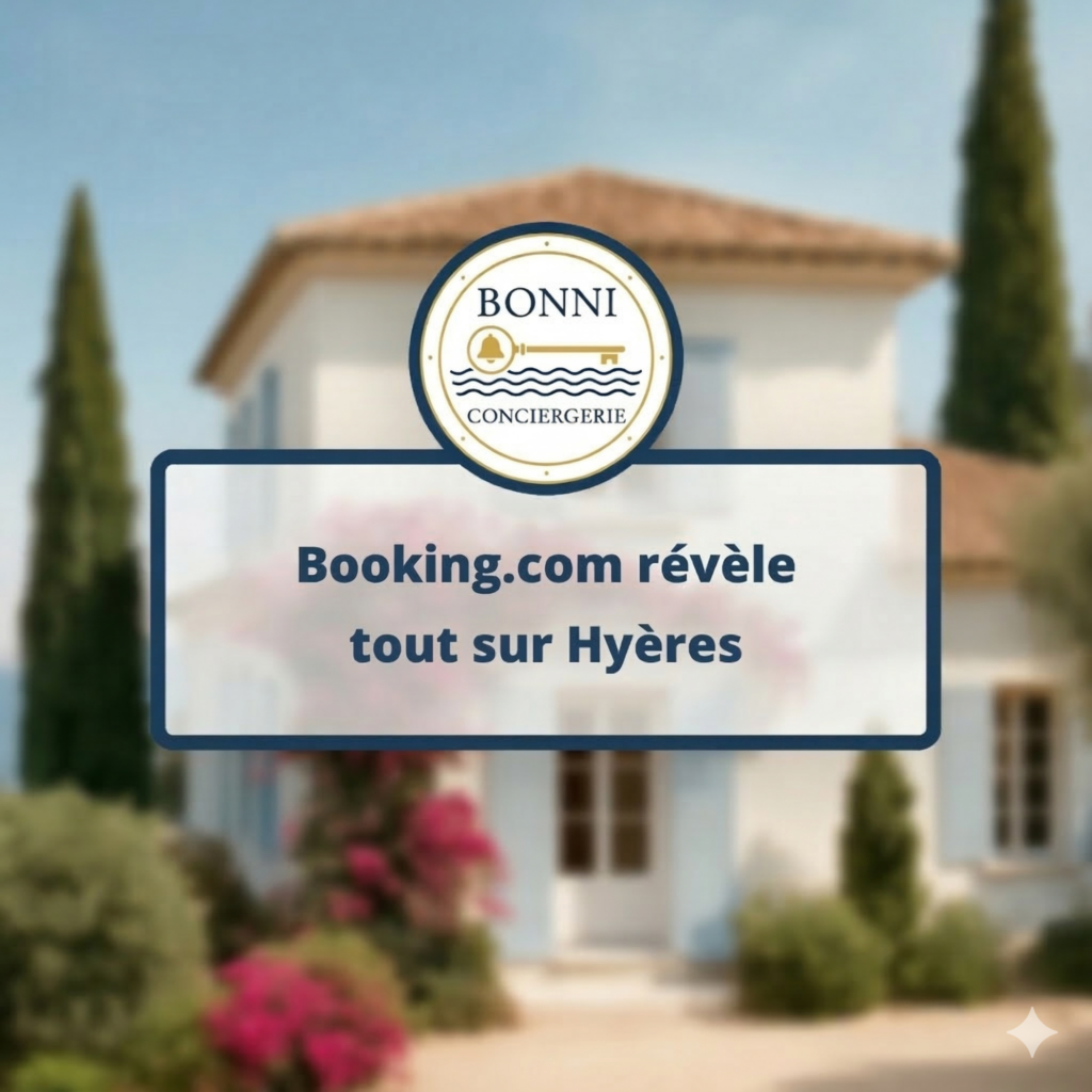 Location saisonniere Hyeres chiffres Booking.com 2026 - Bonni Conciergerie