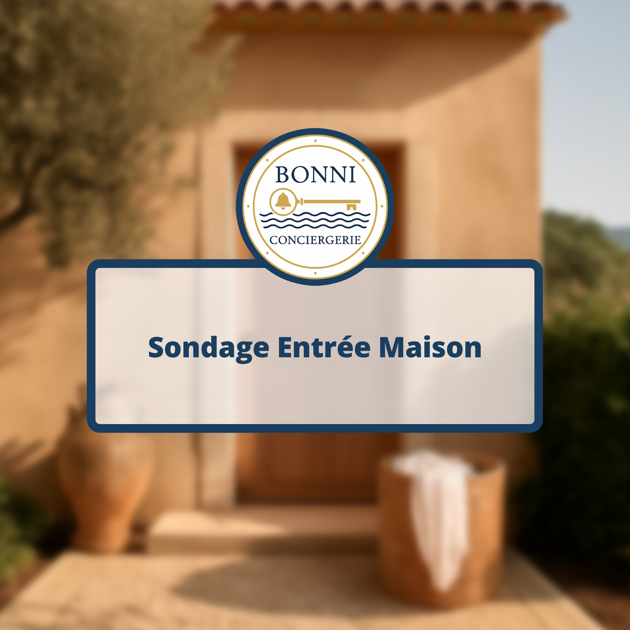 Sondage Entrée Maison