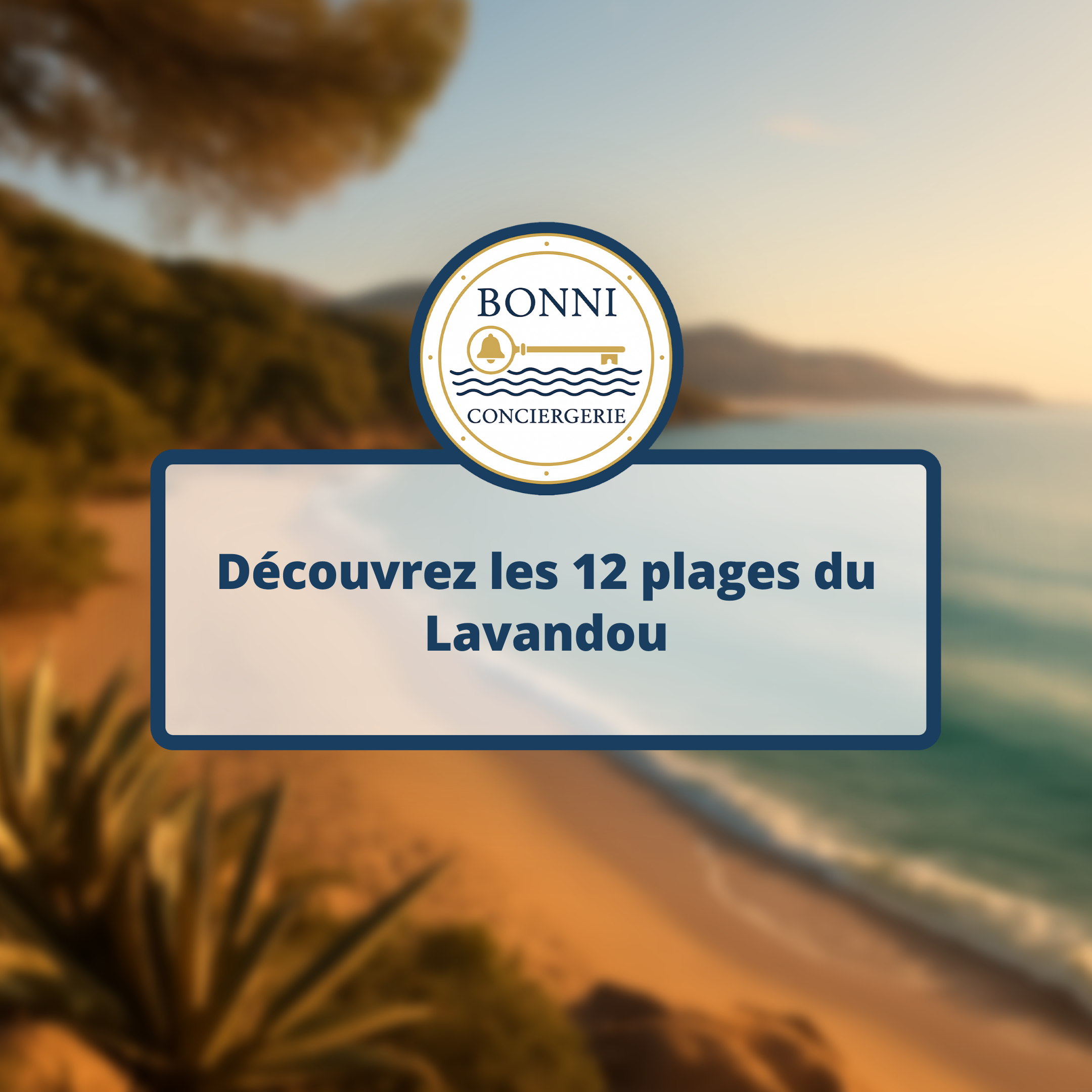 Découvrez les 12 plages du Lavandou